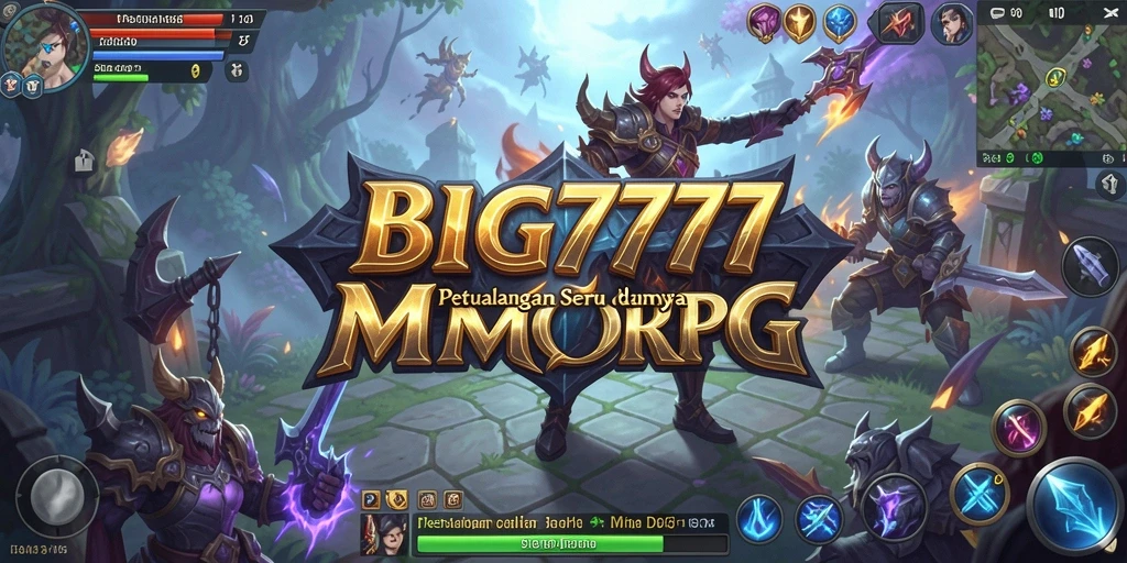Screenshot gameplay BIG777 yang menampilkan aksi seru di dunia MMORPG.