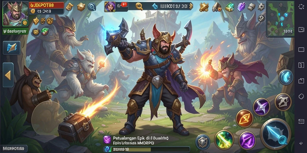 Gameplay menarik di dunia fantastis JEKPOT88.