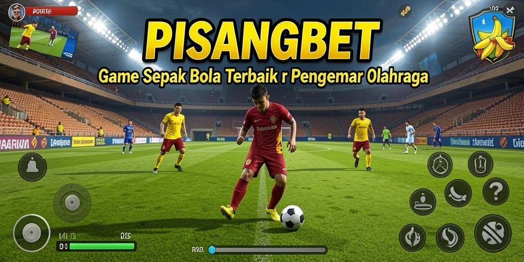 Tangkapan layar gameplay PISANGBET yang menampilkan aksion seru di lapangan hijau.