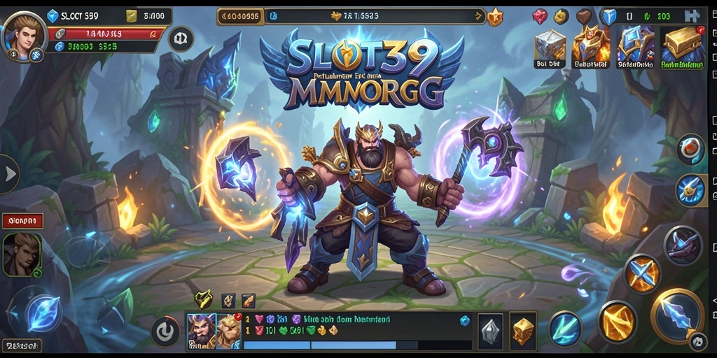 Tampilan gameplay yang mendebarkan di SLOT39 MMORPG.